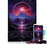 Space Fantasy Hard Jigsaw Puzzle for Adults 1000 Pieces Pure Logic Toy Home Activity Clean Cut Lovely Gift (50x75cm)