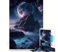 Space Fantasy Landscape 1000-piece Puzzle for Teenagers Mind Exercise Toy Mind Calm Design Assembly Cherished Gift (38x52cm)