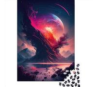Space Fantasy Landscape 6 Wooden Jigsaw Puzzles for Adults 500 Piece Puzzles Rectangular Puzzle Gifts And Home Decor And Family Game 500pcs (52x38cm)
