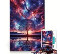 Space Fantasy Landscape Hard Jigsaw Puzzle for Adults 1000 Pieces Mind Puzzle Calm Relax Art Assembly (50x75cm)