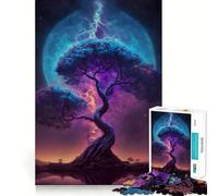 Space Fantasy Landscape Hard Jigsaw Puzzle for Adults 1000 Pieces Mind Puzzle Calm Relax Art Assembly (38x26cm)