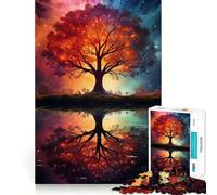 Space Fantasy Landscape Hard Jigsaw Puzzle for Adults 1000 Pieces Pure Logic Toy Home Activity Clean Cut Lovely Gift (38x26cm)