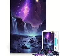 Space Fantasy Landscape Jigsaw 1000 Pieces for Teenagers Strengthen Memory Calm Relax Smooth Edge Amazing Present (50x75cm)