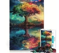 Space Fantasy Landscape Jigsaw Puzzles 1000 Pieces for Teenagers Logic Game Warm Time Precise Cut Art Collection Piece (50x75cm)
