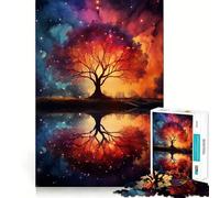 Space Fantasy Landscape Jigsaw Puzzles 1000 Pieces for Teenagers Raise Memory Easy Leisure Clean Edge Xmas Surprise (38x26cm)