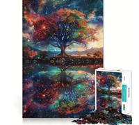 Space Fantasy Landscape Jigsaw Puzzles for Adults1000 Piece Brain Teaser Home Leisure Image Assembly Birthday Gift (50x75cm)