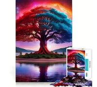 Space Fantasy Landscape Jigsaw Puzzles for Adults1000 Piece Brain Teaser Home Leisure Image Assembly Birthday Gift (38x52cm)