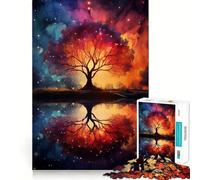 Space Fantasy Landscape Jigsaw Puzzles for Teenagers 1000 Piece Thought Toy Calm Escape Precise Edge Amazing Present (50x75cm)
