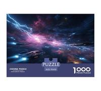 Space Fighter Jet Jigsaw Puzzles 1000 Pieces Ideal for Adults, Teens, And Kids Educational Challenging Games Home Decoration 70x50cm/1000pcs