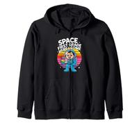 Space First Grade Here I Come Astronaut Boy Back To School Zip Hoodie