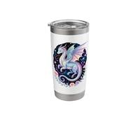 Space Flowers Dragon Dragons Stainless Steel Insulated Tumbler