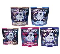 Space Food Freeze-Dried Ice Cream Ultimate 5 Piece Desserts Pack