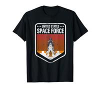 Space Force T-shirt Retro Design Distressed T-Shirt