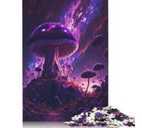 Space Forest Mushroom Puzzle Jigsaws 1000 Pieces for Adults Puzzles 1000 Piece Unique Home Decor And Gifts 1000pcs (75x50cm)