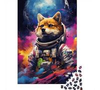 Space Fox Adventure-11 Puzzle 1000 Pieces, Animal Lover Jigsaw, Calm Screen Free Activity, 70x50cm/1000pcs