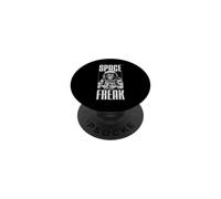 Space Freak Gorilla Astronaut Space Monkey Cosmic Ape Retro PopSockets Adhesive PopGrip