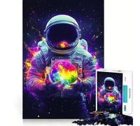 Space Galaxy - Cosmic Voyager's World 1000 Piece Jigsaw Puzzle for Teenagers Fine Logic Toy Relaxing Fun Neat Edge Wall Art Decor (38x52cm)