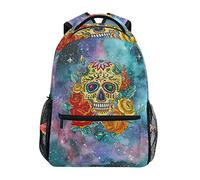 Space Ghost Rose Shoulder Backpack Student Bookbags for Travel Kid Girls Boys