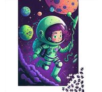 Space Girl Puzzles for Adults 1000 Piece Puzzle for Teenager Age 12 Years Up Christmas Eve Gifts 1000pcs (38x26cm)