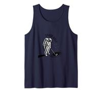 Space Golf Astronaut Cosmic Sports Art Tank Top