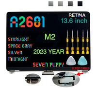 (Space Gray) Seven Puppy for Macbook Air A2681 (13.6", M2 2022) Year (EMC 4074) 2560x1664 Full LCD Screen Display Complete Assembly Replacement A+++