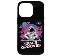 Space Grooves Astronaut Dj Cosmic Vinyl Rave Party Case for iPhone 13 Pro