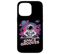 Space Grooves Astronaut Dj Cosmic Vinyl Rave Party Case for iPhone 14 Pro Max