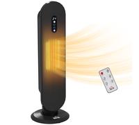 Space Heater Ceramic 45 Oscillation Black