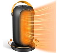 Space Heater Electric Fan Heaters for Home Low Energy Silent 70° Oscillating 1200W Fast Heating 3 Mode Setting Personal Portable Small Ceramic Heater with Overheat Protection Operation for Office Room