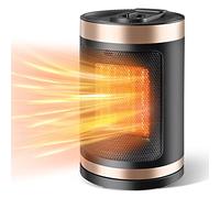 Space Heater Electric Fan Heaters for Home Low Energy Silent 70° Oscillating 1500W Fast Heating 3 Mode Setting Personal Portable Small Ceramic Heater with Overheat Protection Operation