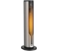 Space Heater for Indoor Use, 60cm Height Portable Fan Heater, 70° Oscillating Tower Space Heater with Remote, 4 Modes, 12H Timer, Overheating & Tip-Over Protection, Electric Heater for Home