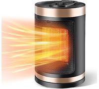 Space Heater Portable, 750/1500W Electric Fan Heater Energy Efficient, Heaters for Home Slient, Room Ceramic Heater & Cooler Fan 2 in 1 with Overheat & Tip Over Protection for Home Bedroom Office