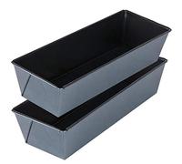 Space Home - Loaf Tins for Baking Set - Rectangular Bread Pan - Nonstick Bread Tins - Non-Stick Carbon Steel Pan, Bread & Cake Mould - Loaf Baking Pan - Bread & Loaf Tins - Set 2-30 cm