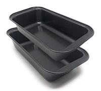 Space Home - Loaf Tins for Baking Set - Rectangular Bread Pan - Nonstick Bread Tins - Non-Stick Loaf Tin, for Baking Loaves, Bread, Cakes and Bake - Pan, Bread & Cake Mould - 2 Piece Set - 30 cm