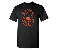 Space Hopper T Shirt Retro 70's Tee in Black XL
