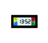 SPACE HOTEL® Robot 10 Digital Alarm Clock with Colour LCD Display, Room Temperature, Moon Phase, 4 levels Brightness Dimmer, USB Powered & Battery Backup
