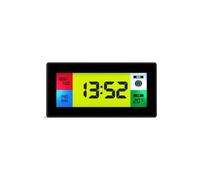 SPACE HOTEL® Robot 10 Digital Alarm Clock with Colour LCD Display, Room Temperature, Moon Phase, 4 levels Brightness Dimmer, USB Powered & Battery Backup