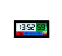 SPACE HOTEL® Robot 100 Designer Digital Alarm Clock with Colour LCD Display, Date Calendar, Room Temperature, 4 levels Brightness Dimmer, USB Powered & Battery Backup