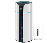 Space Humidifier: Large Room Humidifier, USB Air Filter for Large Space | Quiet Humidifier with Auto End 7 Colors LED for Garden Living Room by i