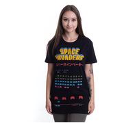 Space Invaders - Level - T-Shirt - black - S - 100% Cotton S