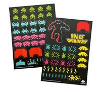 Space Invaders Magnets - 80 Retro Decorative Magnets for Fridge, Office or Magnetic Wall - 80s Accessories - A Must for Nostalgic Retro Fans