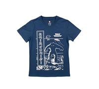Space Invaders Official Cabinet T-Shirt, Blue, S