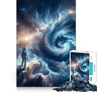 Space Is A Maze Jigsaw Puzzles for Adults1000 Pieces Smart Game Quiet Calm Pattern Assembly Amazing Present (38x52cm)