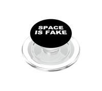 Space Is Fake Funny Conspiracy Theory PopSockets PopGrip for MagSafe
