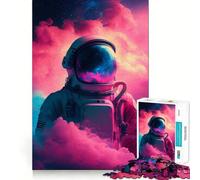 Space Is Wild 1000 Piece Jigsaw Puzzle for Teenagers Fine Logic Toy Relaxing Fun Neat Edge Wall Art Decor (38x26cm)