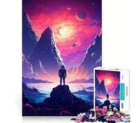 Space Is Wild 1000 Piece Jigsaw Puzzles for Adults Teenagers Solid Logic Toy Quiet Fun Precision Cut Santa Wish Pick (50x75cm)