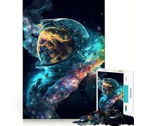 Space Is Wild 1000 Piece Jigsaws for Adults Puzzle Mind Exercise Toy Family Bond Precision Cut Creative Gift (38x52cm)