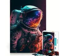 Space Is Wild 1000 Pieces Jigsaws Adults Puzzles Brain Workout Toy Soft Relax Image Assembly Lovely Present (38x26cm)