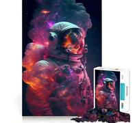 Space Is Wild Jigsaw Puzzles 1000 Piece for Adults Intellect Toy Calm Relax Precise Cut Santa Wish Item (38x26cm)