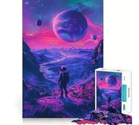 Space Is Wild Jigsaw Puzzles 1000 Piece for Teenagers Fine Logic Toy Easy Leisure Neat Edge Festival Gift (50x75cm)
